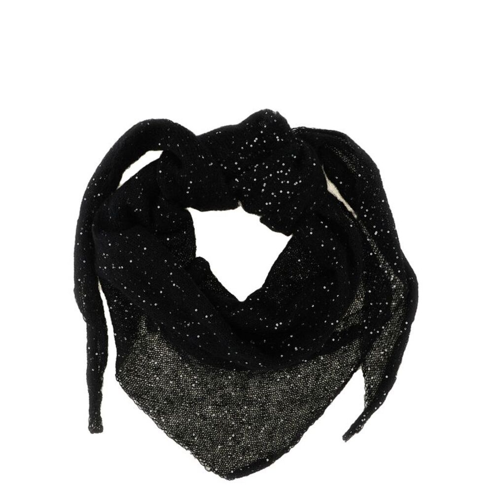 Nude Women Micro Sequin Scarf